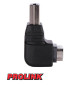 Przejściówka kątowa gniazdo HDMI - wtyk HDMI PROLINK PB 002