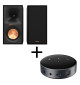 Aktywne kolumny podstawkowe Klipsch R-50PM (para) + odtwarzacz sieciowy WiiM Mini ZESTAW