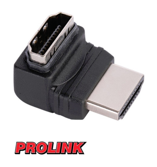Przejściówka kątowa gniazdo HDMI - wtyk HDMI PROLINK PB 002