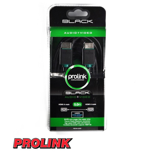 Prolink Black PB 348 Kabel HDMI 5m