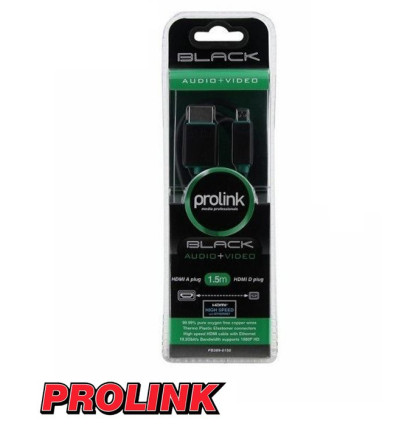 Prolink Black PB 389 Kabel HDMI - micro HDMI 1.5m