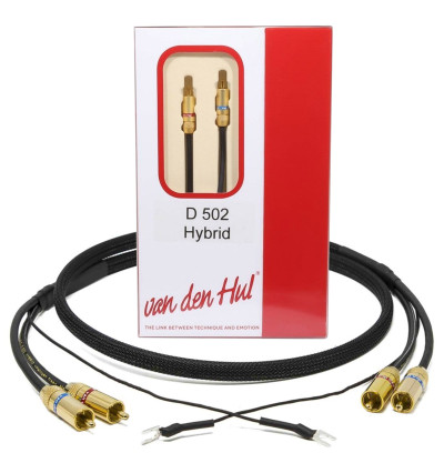 Van den Hul D-502 Hybrid - Kabel interkonekt gramofonowy 2 RCA - 2 RCA (Cinch)
