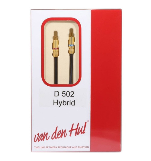 Van den Hul D-502 Hybrid - Kabel interkonekt gramofonowy 2 RCA - 2 RCA (Cinch)