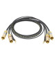 Van den Hul D-501 Silver Hybrid - Kabel interkonekt gramofonowy 2 RCA - 2 RCA (Cinch)