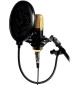 Statyw uchwyt + studyjny POP filtr PS1 + mikrofon Superlux E205U