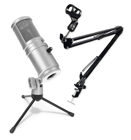 Uchwyt statyw + mikrofon USB Superlux E205U