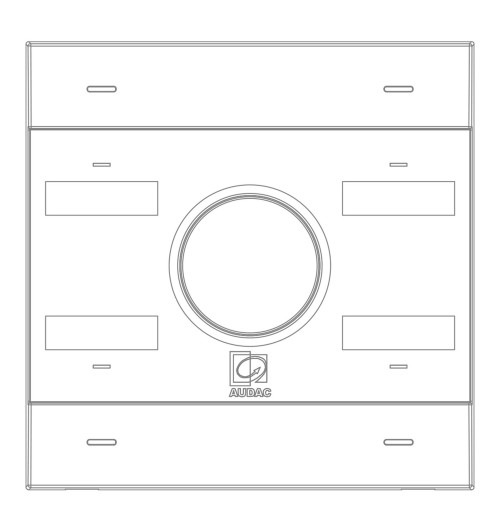 Audac NCP105 - uniwersalny panel sieciowy PoE