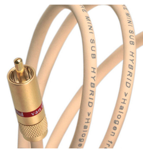 Van den Hul The Mini Sub Hybrid - Zbalansowany kabel interkonekt do subwoofera RCA - RCA (Cinch)