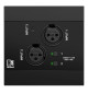Audac NWP320 - sieciowy panel wejściowy audio - 2 x XLR + 3,5 mm jack Bluetooth