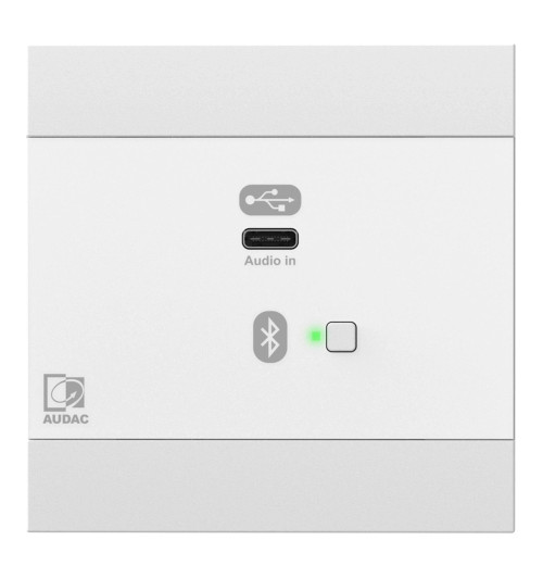 Sieciowy panel wejściowy audio USB-C z Bluetooth Audac NWP400 | AVstore.pl