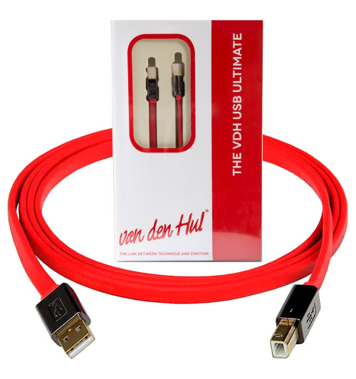 Van den Hul The VDH USB Ultimate - Profesjonalny płaski kabel USB-A do USB-B