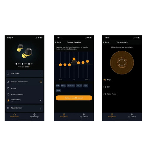 Cambridge Audio Melomania M100 - bezprzewodowe słuchawki dokanałowe z aktywną redukcją szumów