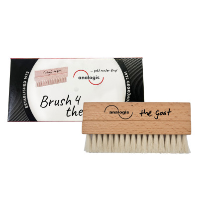 Analogis Brush 4 the Goat - Szczotka z naturalnego włosia do czyszczenia płyt winylowych