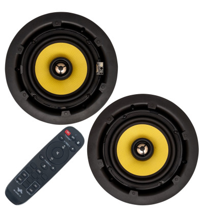 Taga Harmony RB-1650BT (2024) - Aktywny zestaw sufitowych głośników instalacyjnych z Bluetooth 4.0 (para)