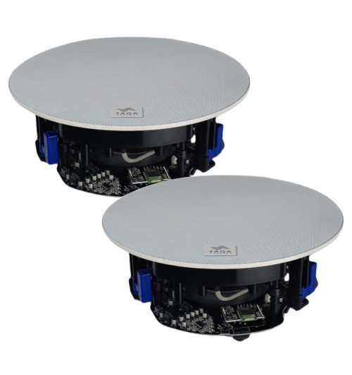 Taga Harmony RB-1650BT (2024) - Aktywny zestaw sufitowych głośników instalacyjnych z Bluetooth 4.0 (para)
