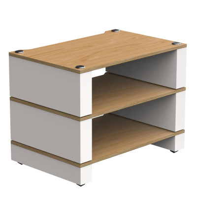 BLOK Stax 2G - antywibracyjny modułowy stolik audio z 3 półkami