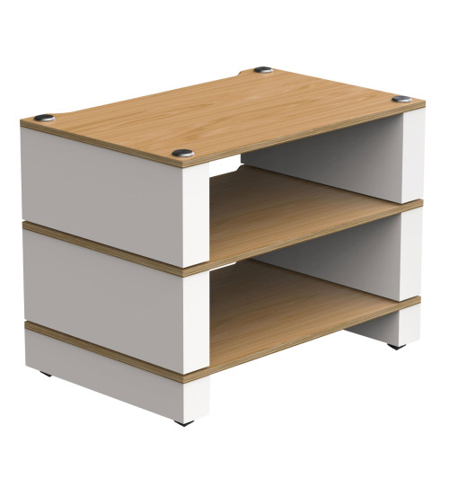 BLOK Stax 2G - antywibracyjny modułowy stolik audio z 3 półkami