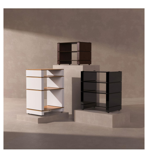 Modułowy stolik audio z 4 półkami BLOK Stax 2G | Nowość 2024!