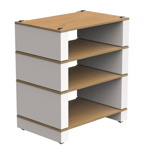 BLOK Stax 2G - antywibracyjny modułowy stolik audio z 4 półkami