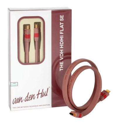 Van den Hul The VDH HDMI Flat SE - Profesjonalny płaski kabel HDMI 4K UHD High Speed z Ethernet