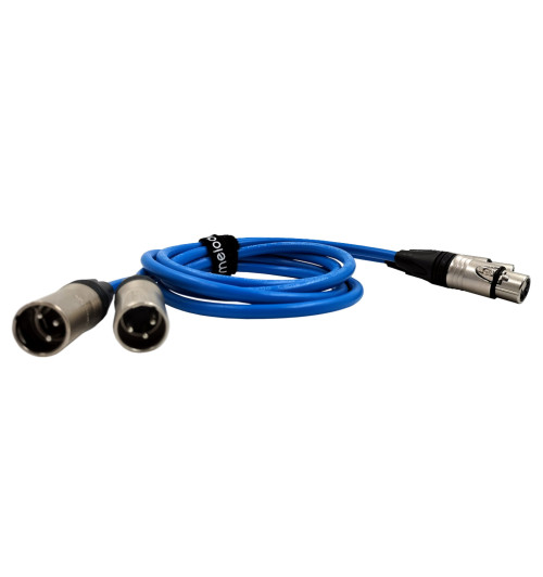 Melodika SB2X Sky Blue - Kabel interkonekt audio 2 XLR - 2 XLR