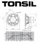 Głośnik niskotonowy TONSIL GDN 25/60/1 8 Ohm
