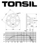 Głośnik niskotonowy TONSIL GDN 30/80/ 8 Ohm