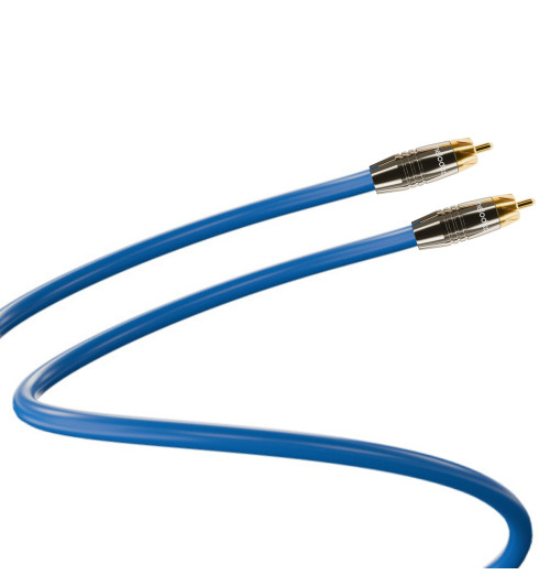 Melodika SBSW Sky Blue - Kabel subwooferowy RCA - RCA