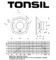 Głośnik niskotonowy TONSIL GDN 16/30 8 Ohm
