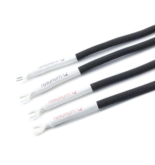 Tellurium Q Ultra Silver II Jumpers / Links – Komplet audiofilskich zworków do kolumn głośnikowych 4x 30cm