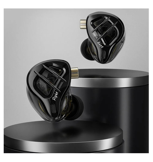 KZ ZAR - Hybrydowe słuchawki dokanałowe