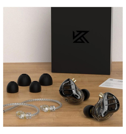 KZ ZAR - Hybrydowe słuchawki dokanałowe