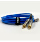 Melodika SBSWY Sky Blue - Kabel subwooferowy typu Y 1x RCA - 2x RCA
