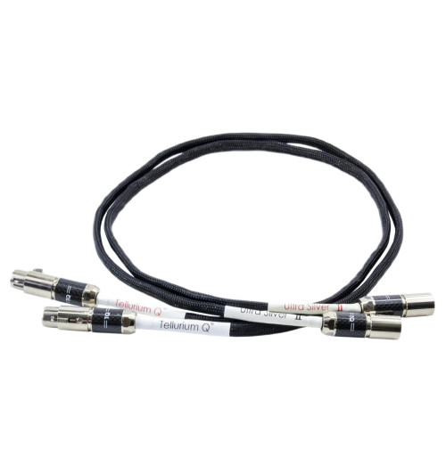 Tellurium Q Ultra Silver II XLR - Komplet zbalansowanych kabli interkonekt XLR - XLR