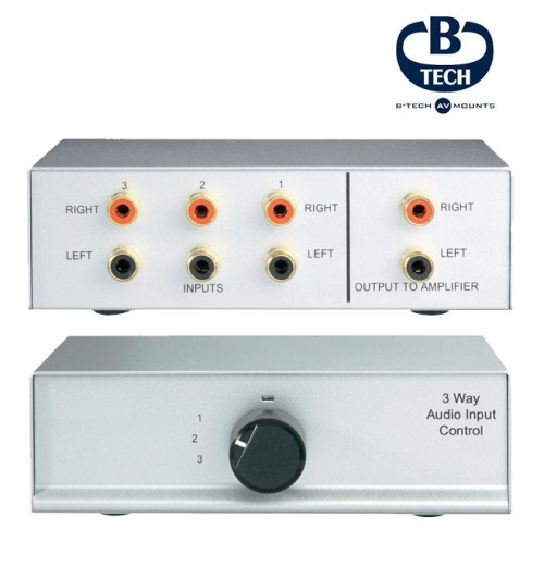 Switch (przełącznik) selektor 2xRCA B-TECH BT31