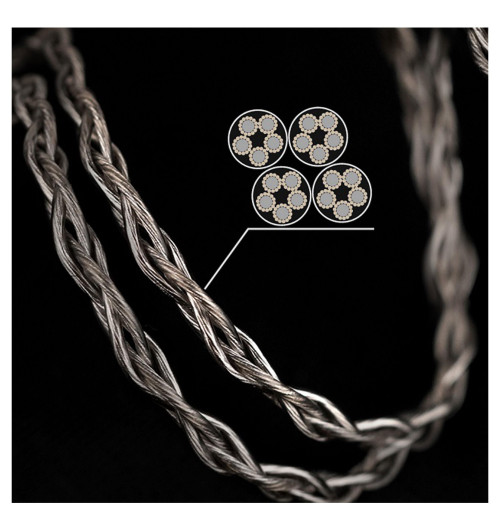 FiiO LS-4.4A - Kabel słuchawkowy 4.4 mm do 0.78 mm 2PIN