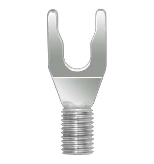 WireWorld Silver Spade Uni-Term™ with Sockets - Wymienny posrebrzany wtyk głośnikowy typu widełki z mocowaniem