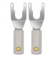 WireWorld Silver Spade Uni-Term with Sockets - Wymienne posrebrzane wtyki głośnikowe typu widełki z mocowaniem