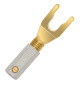 WireWorld Gold Spade Uni-Term with Sockets - Wymienny pozłacany wtyk głośnikowy typu widełki z mocowaniem