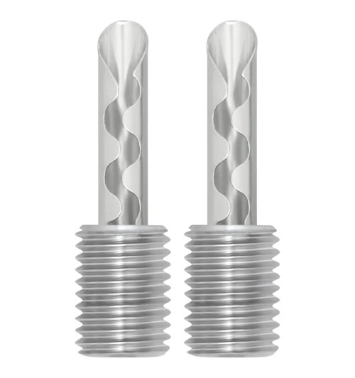 WireWorld Silver Banana Uni-Term with Sockets - Wymienne posrebrzane wtyki głośnikowe bananowe z mocowaniem - 2 sztuki