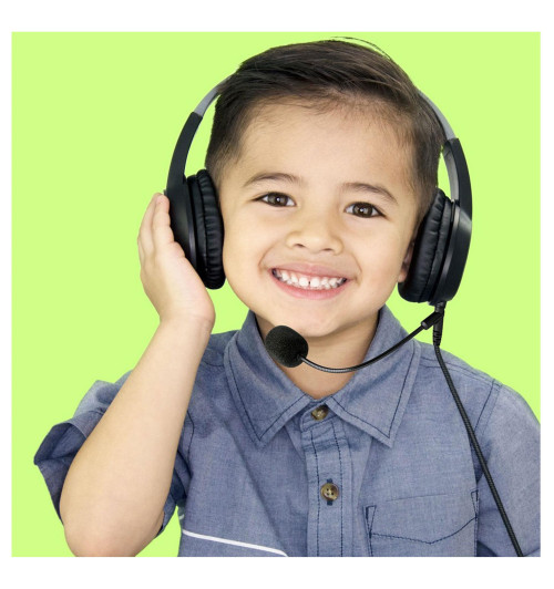 MEE Audio KidJamz 3 KJ35M - Słuchawki nauszne z mikrofonem dla dzieci