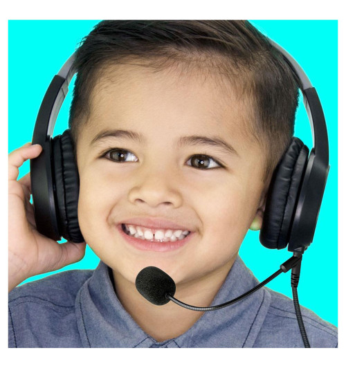 MEE Audio KidJamz 3 KJ35M - Słuchawki nauszne z mikrofonem dla dzieci