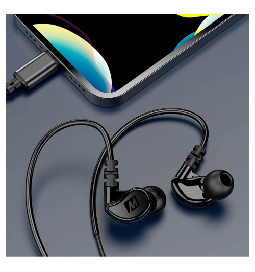 MEE Audio M6 Sport - słuchawki dokanałowe z wejściem USB C