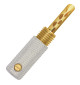 WireWorld Gold Banana Uni-Term with Sockets - Wymienny pozłacany wtyk głośnikowy bananowy z mocowaniem