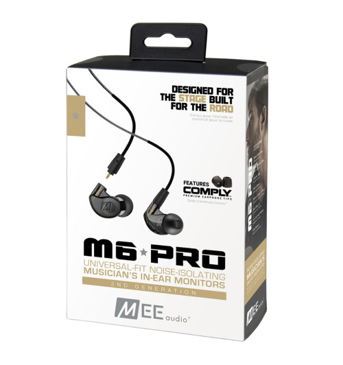 MEE Audio M6 PRO 2nd Gen - audiofilskie monitory dokanałowe + pianki Comply T