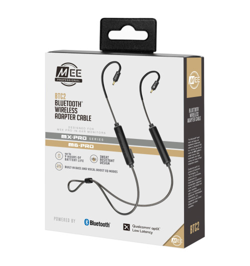 MEE Audio BTC-2 (BTC2) - Adapter Bluetooth z mikrofonem i pilotem do słuchawek M6 PRO i MX PRO