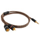 Proson Arctic Series AUX 3.5mm to RCA - Kabel interkonekt audio 3.5mm Stereo Jack - 2 RCA (Cinch) 1m
