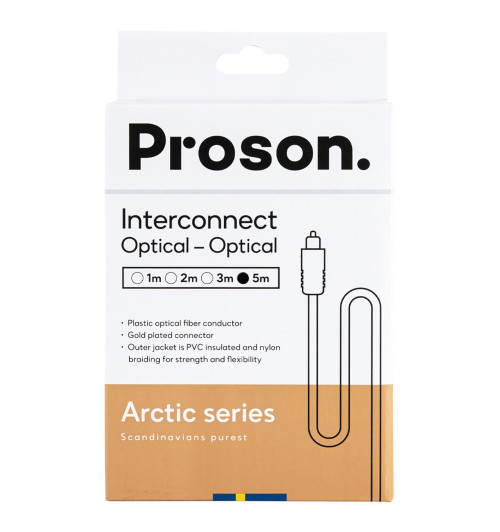 Proson Arctic Series Optical Cable - Kabel optyczny Toslink 5m
