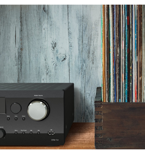 Integra DTM-7.4 - Wzmacniacz zintegrowany stereo / odtwarzacz sieciowy streamer Hi-Fi z Chromecast, AirPlay2 i Roon Ready