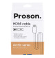 Proson Arctic Series HDMI Cable - Kabel HDMI 2.1 Ultra High Speed z Ethernet 48 Gbps 8K/60Hz 1m
